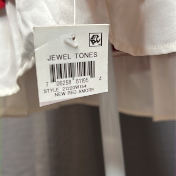 CHARTER CLUB WOMAN RED JEWEL SWEATER Size  1X - Picture 7 of 9